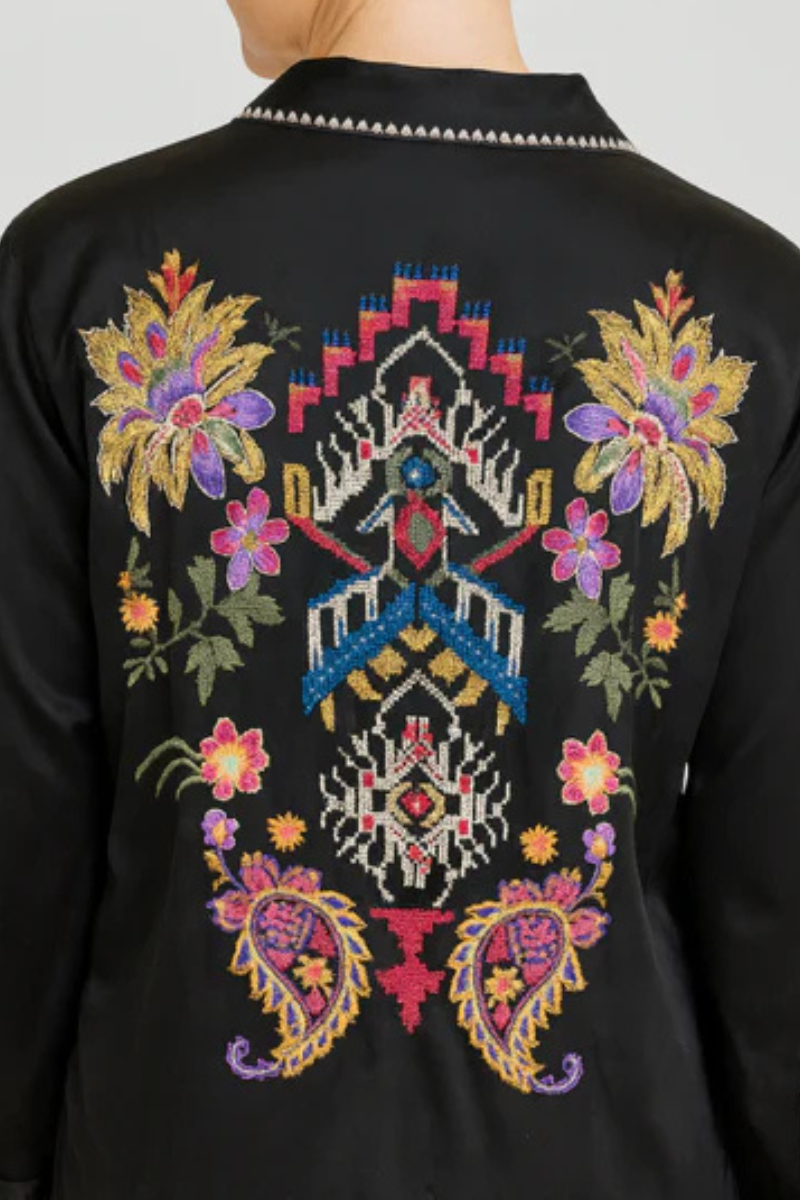 Johnny Was | The Slim Audrey Collared Shirt | Domitil