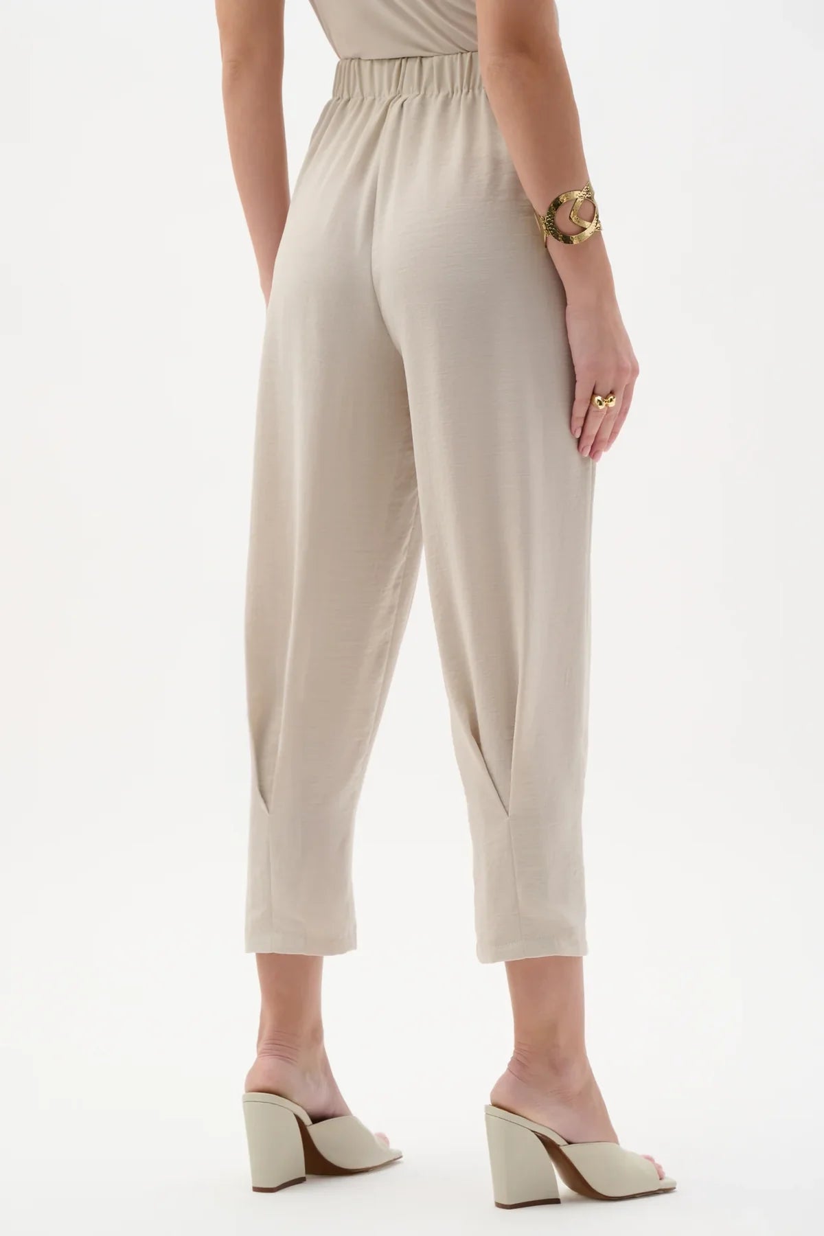 Joseph Ribkoff | Gauze Pull On Barrel Pants | Moonstone