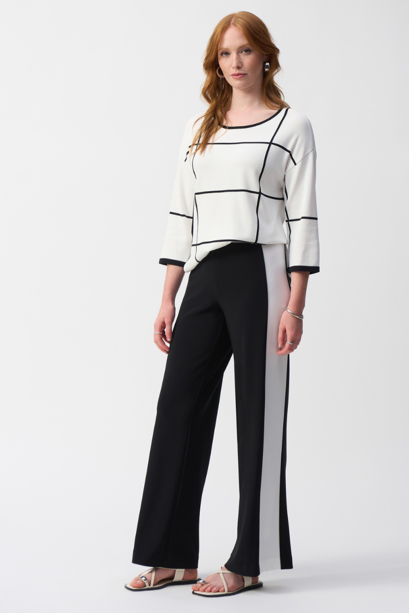 Joseph Ribkoff | Silky Knit Wide Leg Pull On Pants