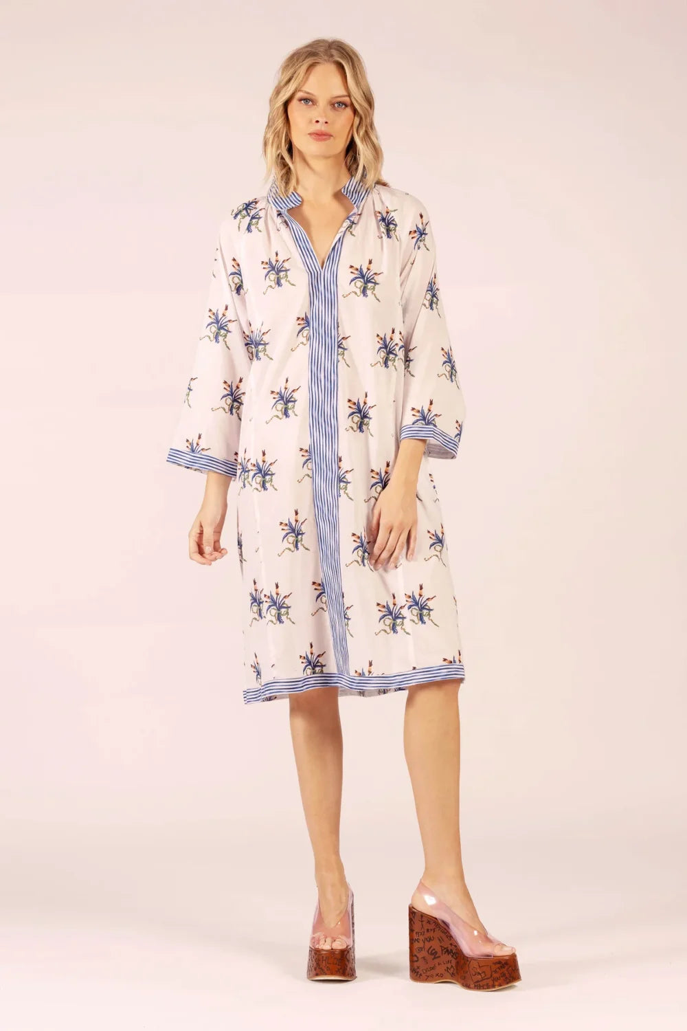 Lola | Daisy Midi Dress | Capri/Navy