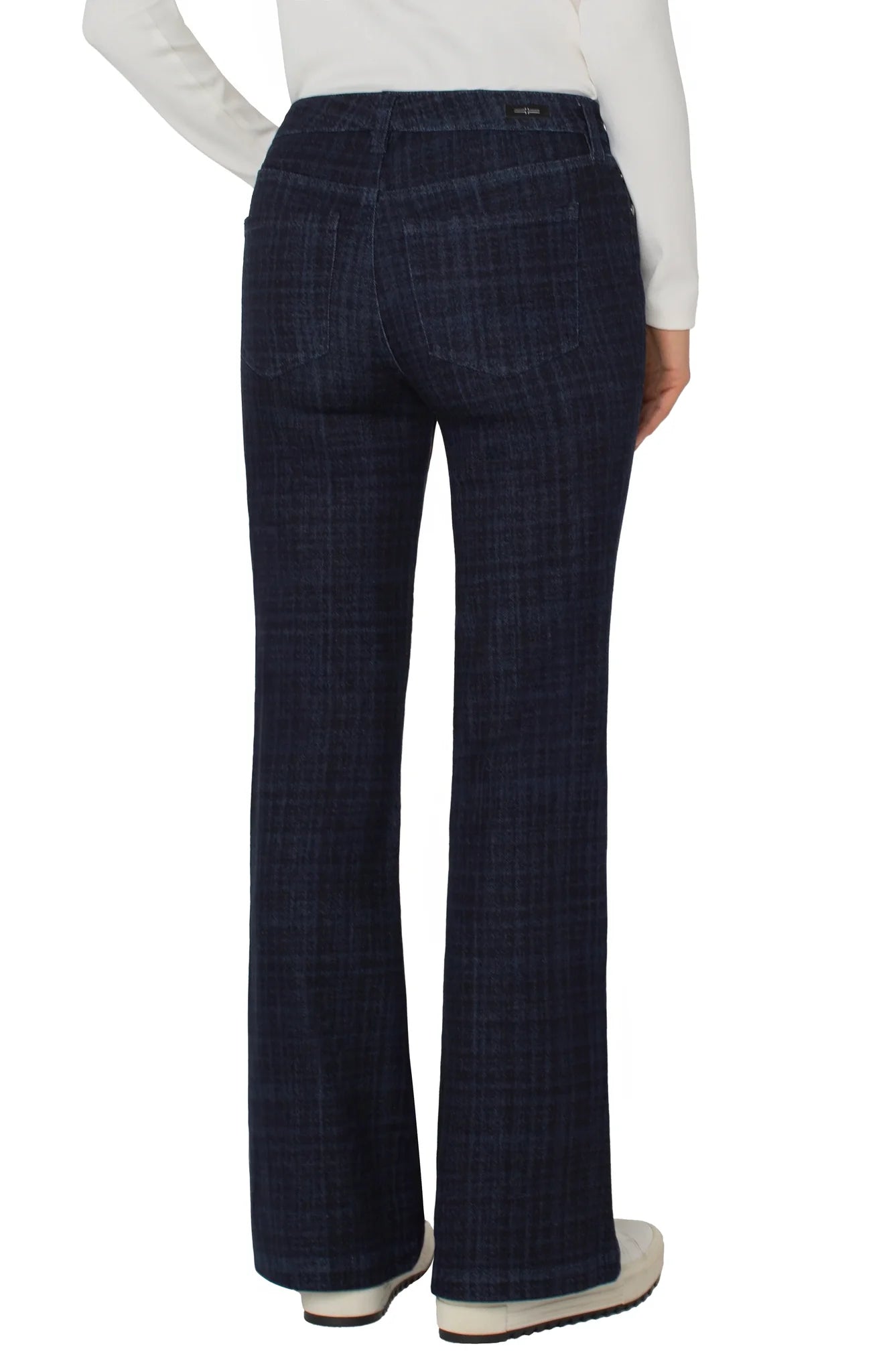 Liverpool Jeans | Hannah Flare | Indigo Plaid