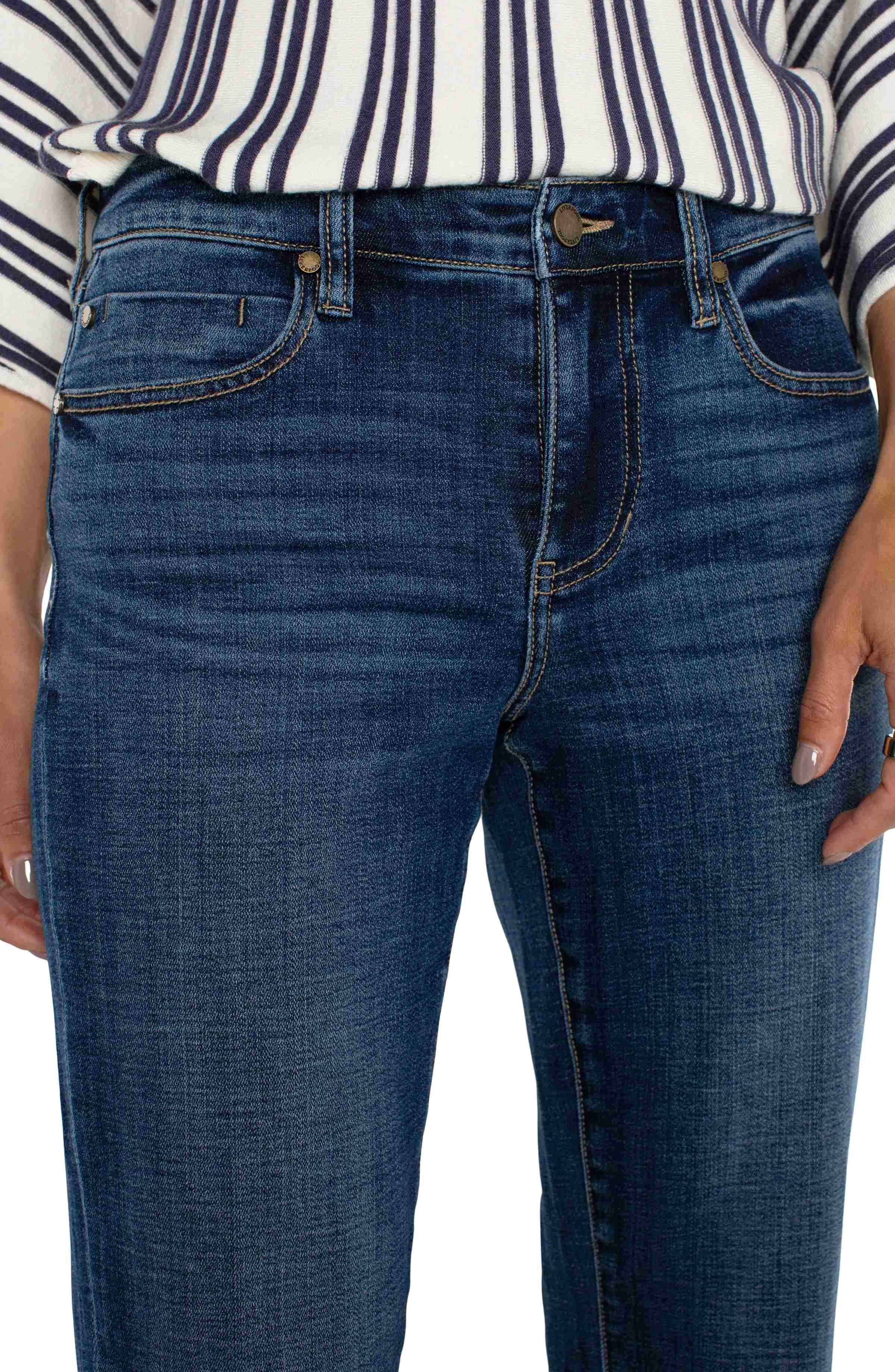 Liverpool Jeans | Marley Girlfriend Cuffed Jeans | Denim