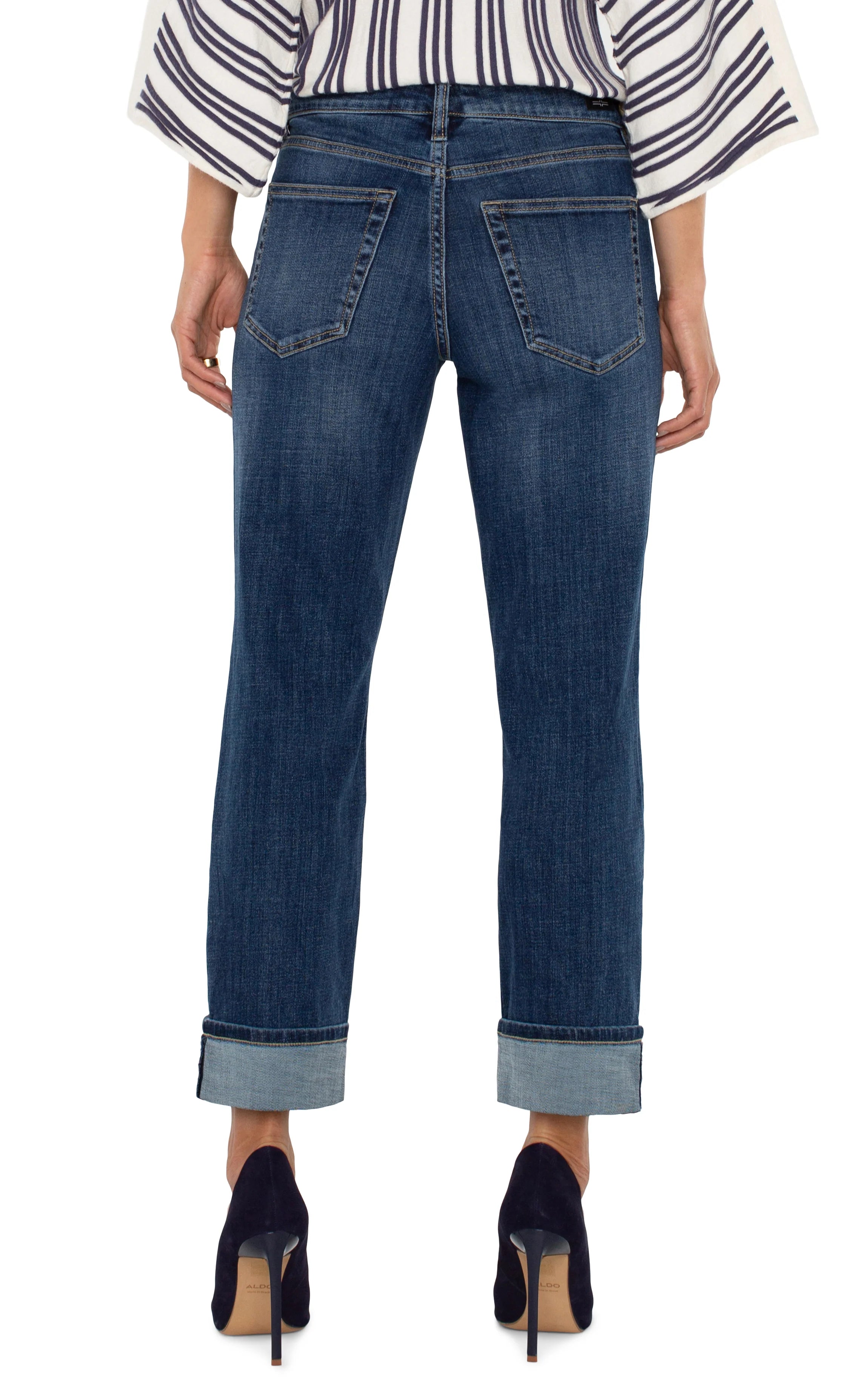 Liverpool Jeans | Marley Girlfriend Cuffed Jeans | Denim