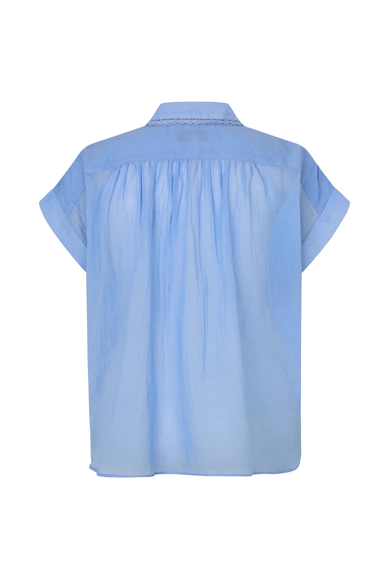 Lolly's Laundry | Badal Shirt with Smock | Blue