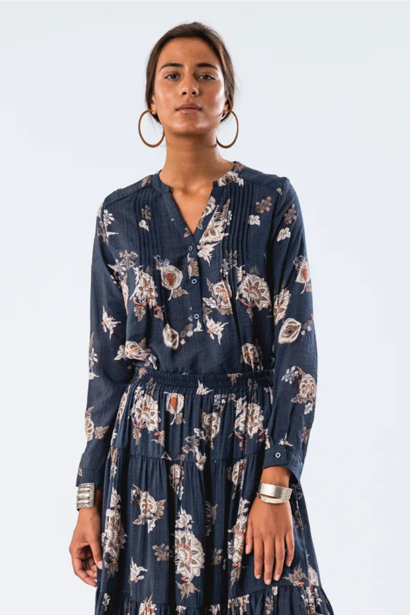 Lolly's Laundry | Helena Shirt | Dark Blue