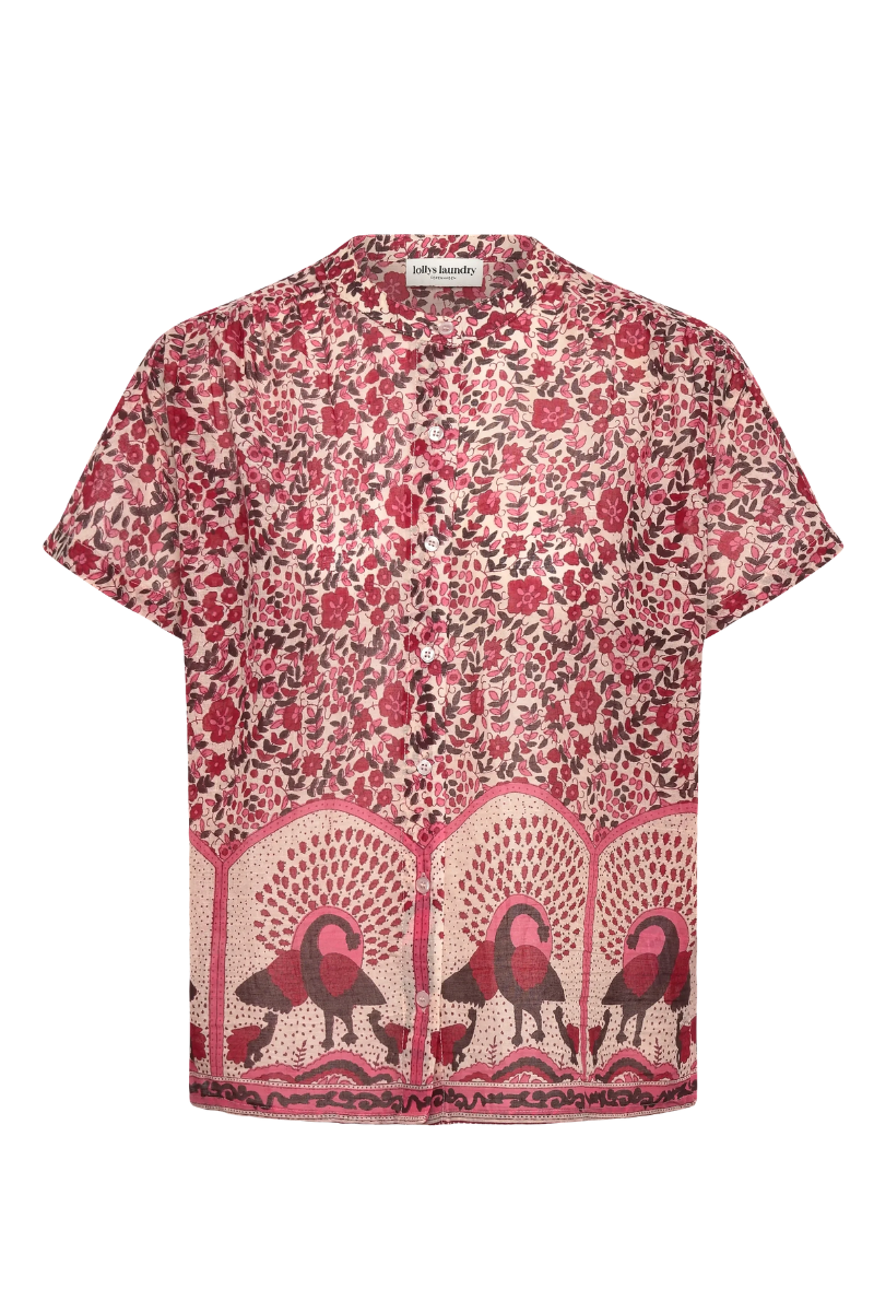 Lolly's Laundry - Mya Short Sleeve Shirt - Red