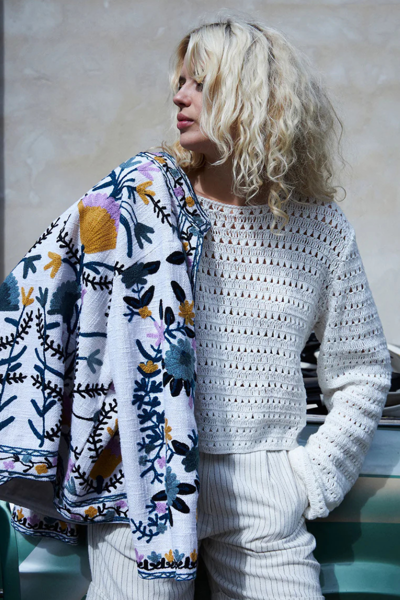Lolly's Laundry | Noelle Knit Jumper | Creme