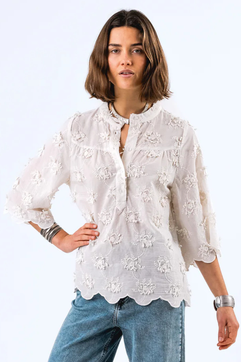 Lolly's Laundry | Louise Blouse | Creme