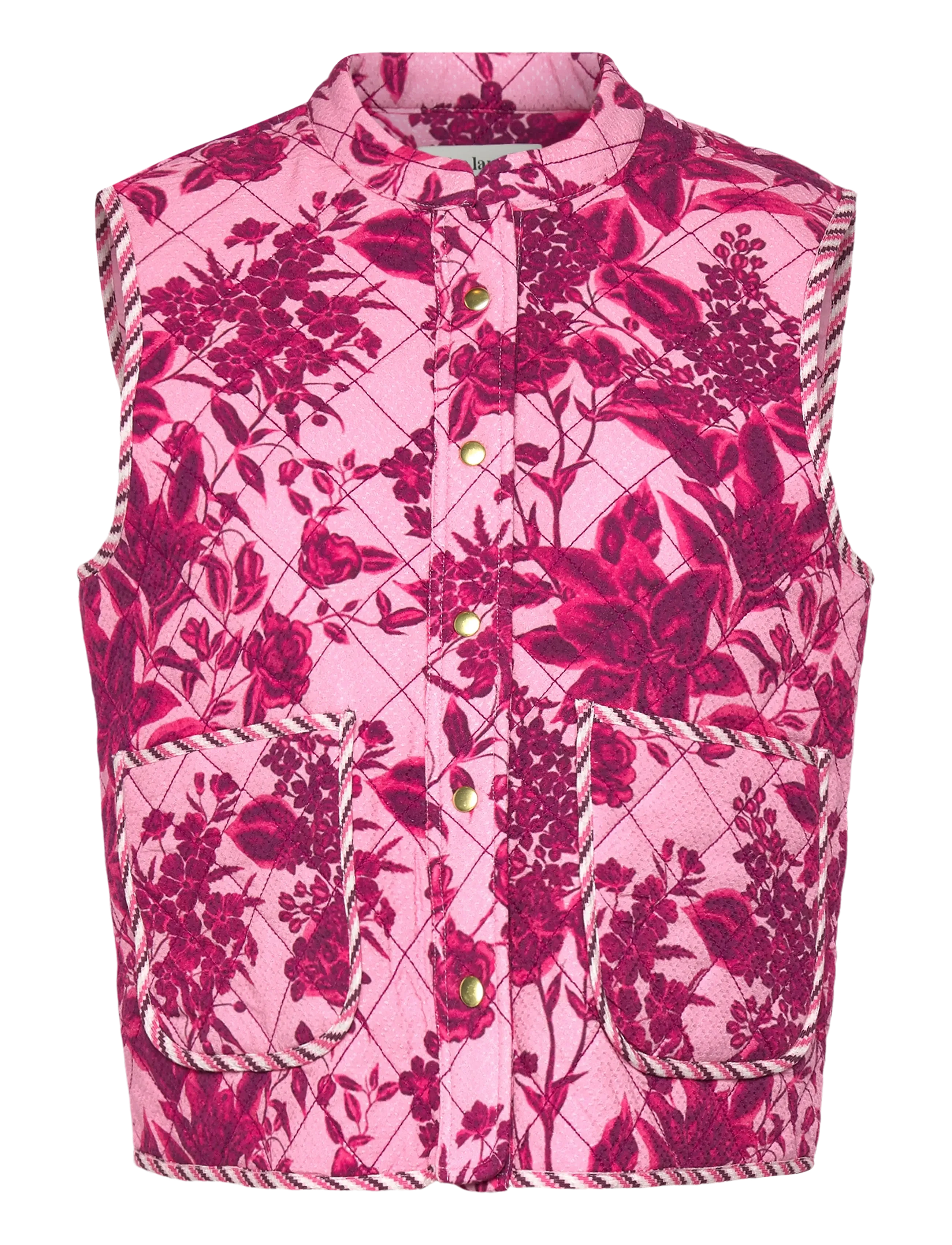 Lolly's Laundry | Cairo Quilted Vest | Pink
