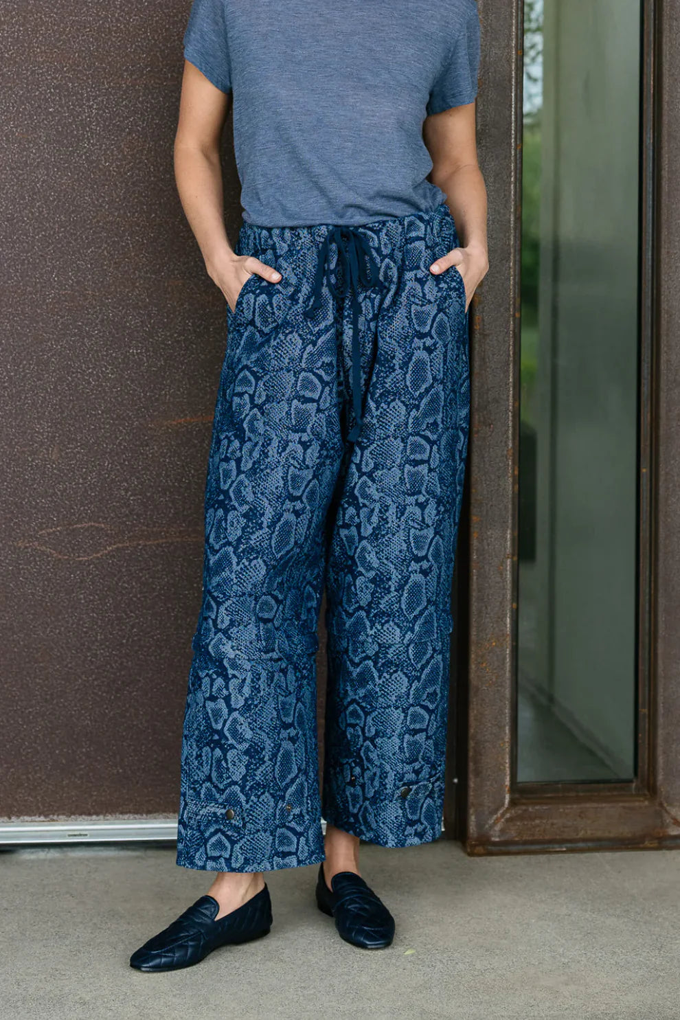 Maud Dainty | Trucker Pants | Denim  Snake