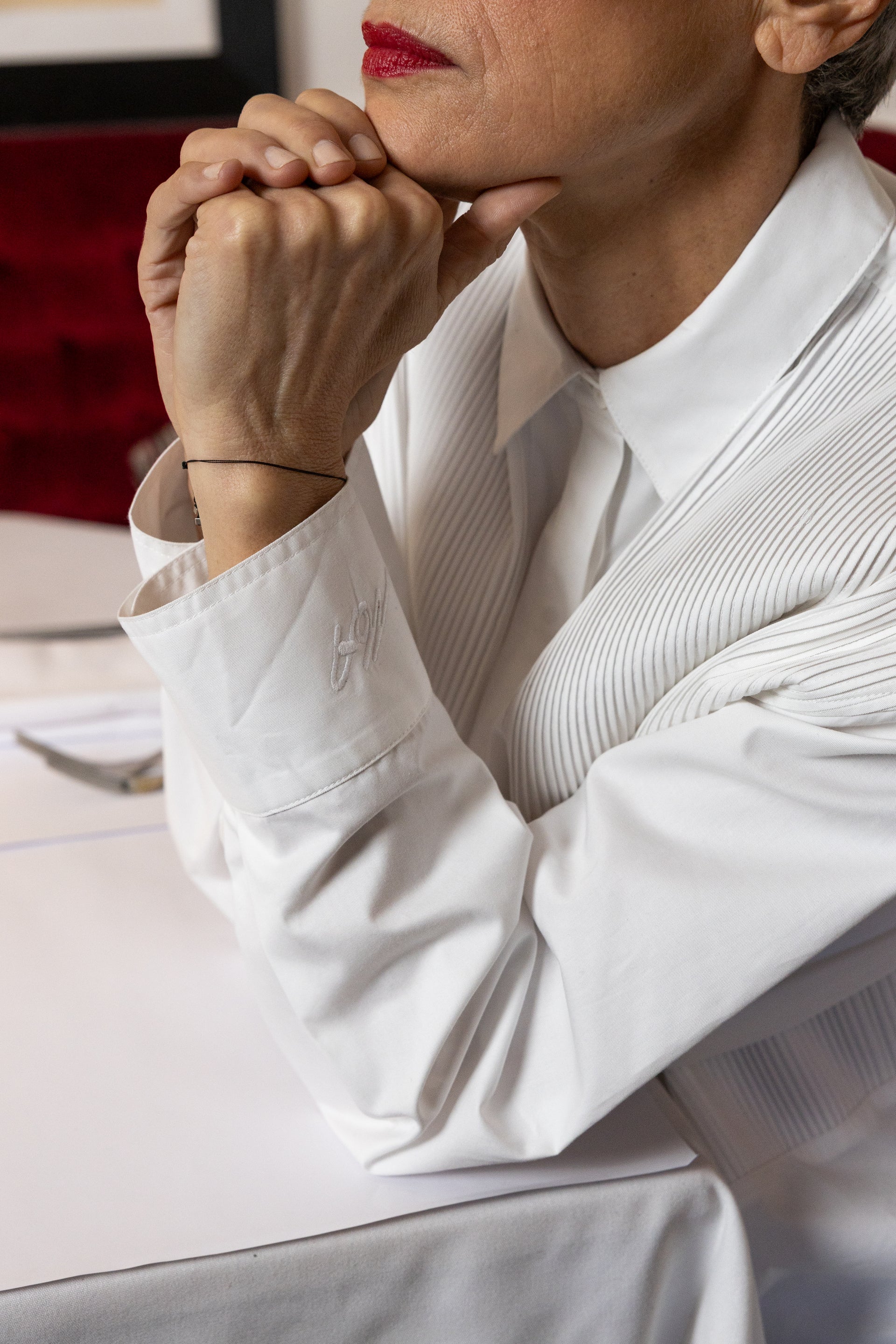 Maud Dainty | Bobby Pin Shirt | White
