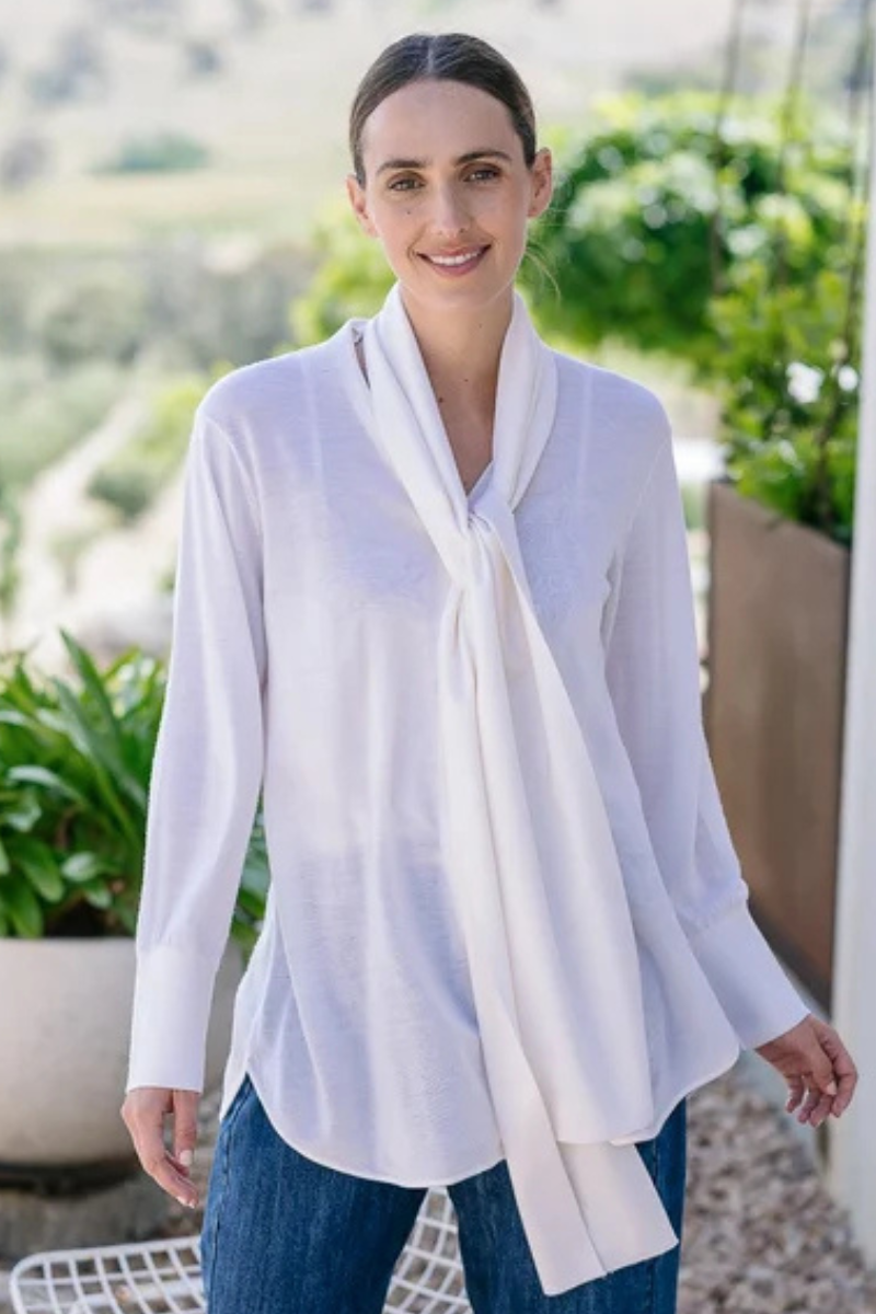 Maud Dainty | Clerk Blouse | Cream
