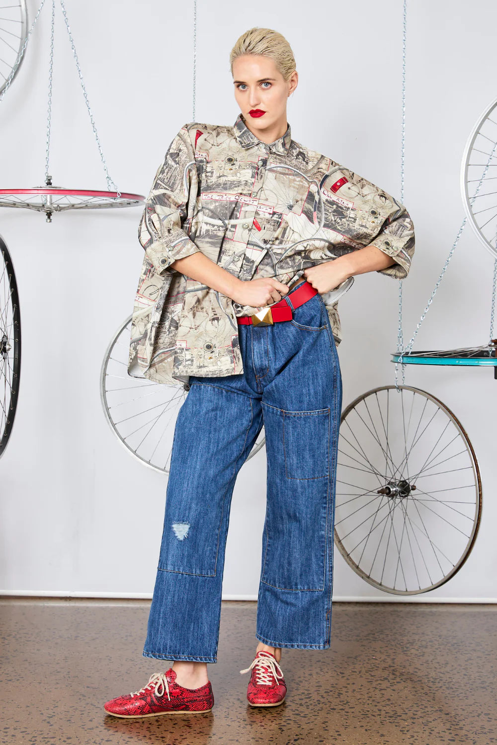 M A Dainty | Wheelie Trick Cyclist Shirt
