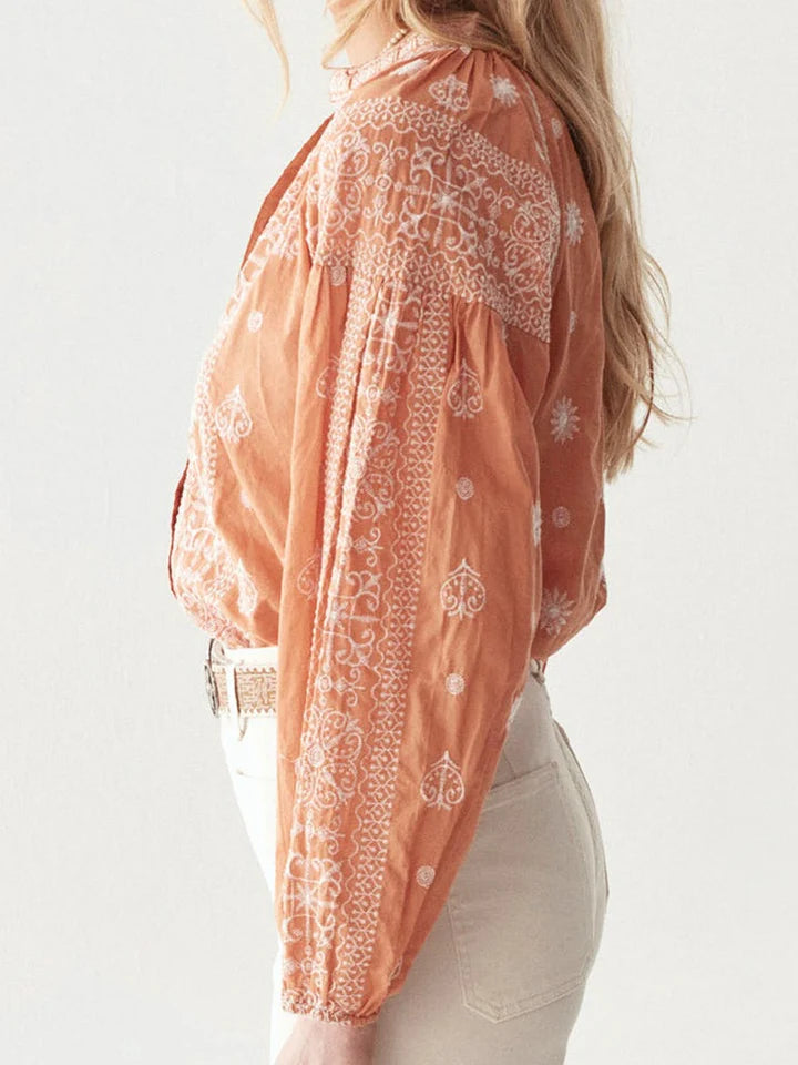 Maison Hotel | Stephanie Blouse | Pumpkin