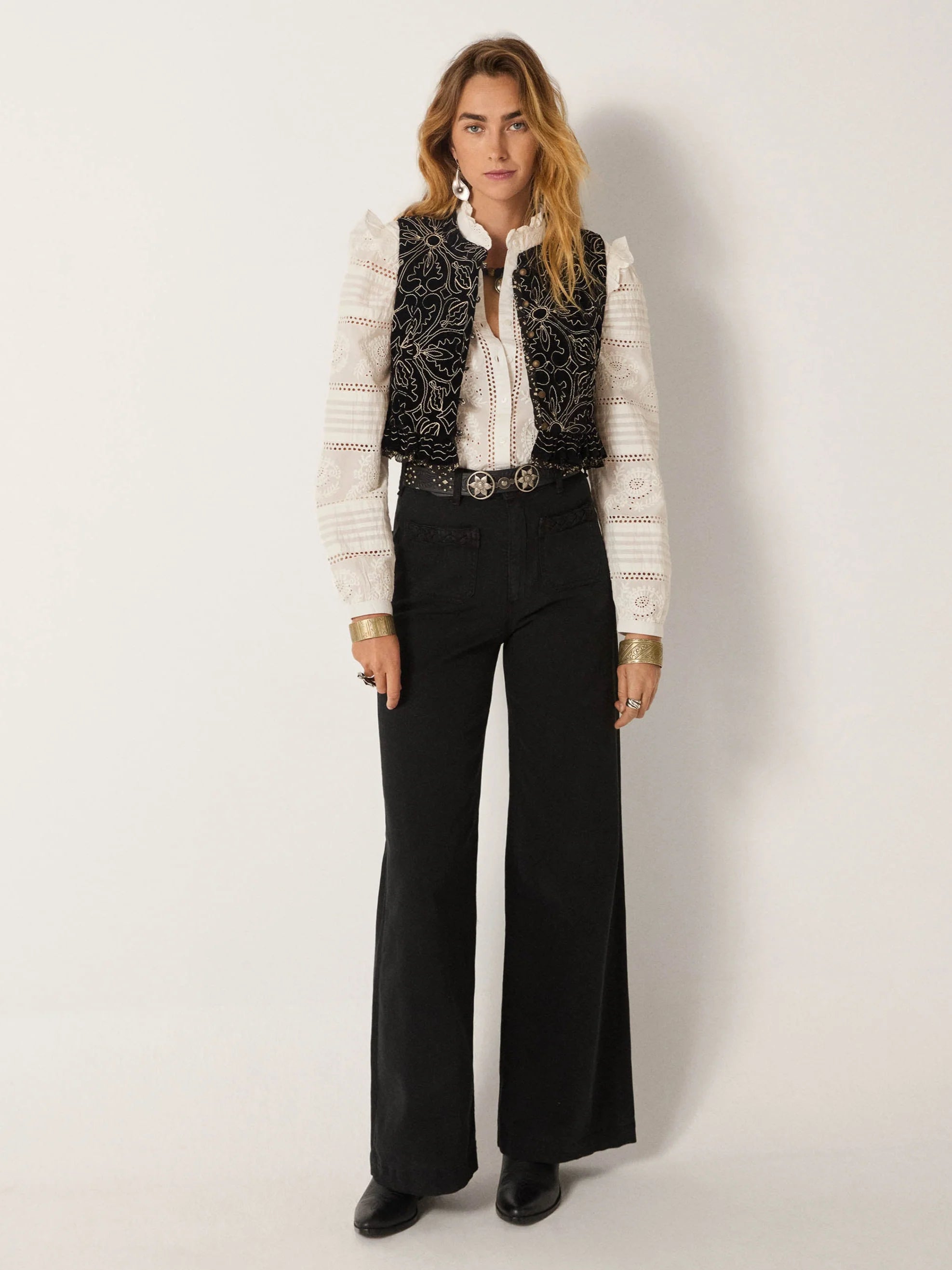 Maison Hotel | Marceline Vest |  Night Lilly Nero