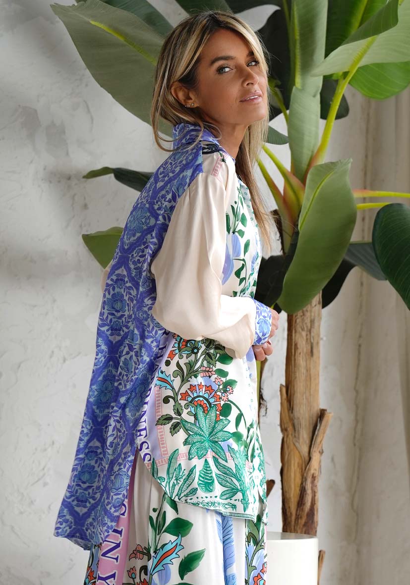 Miss Goodlife | Ladies Blouse | Green Garden