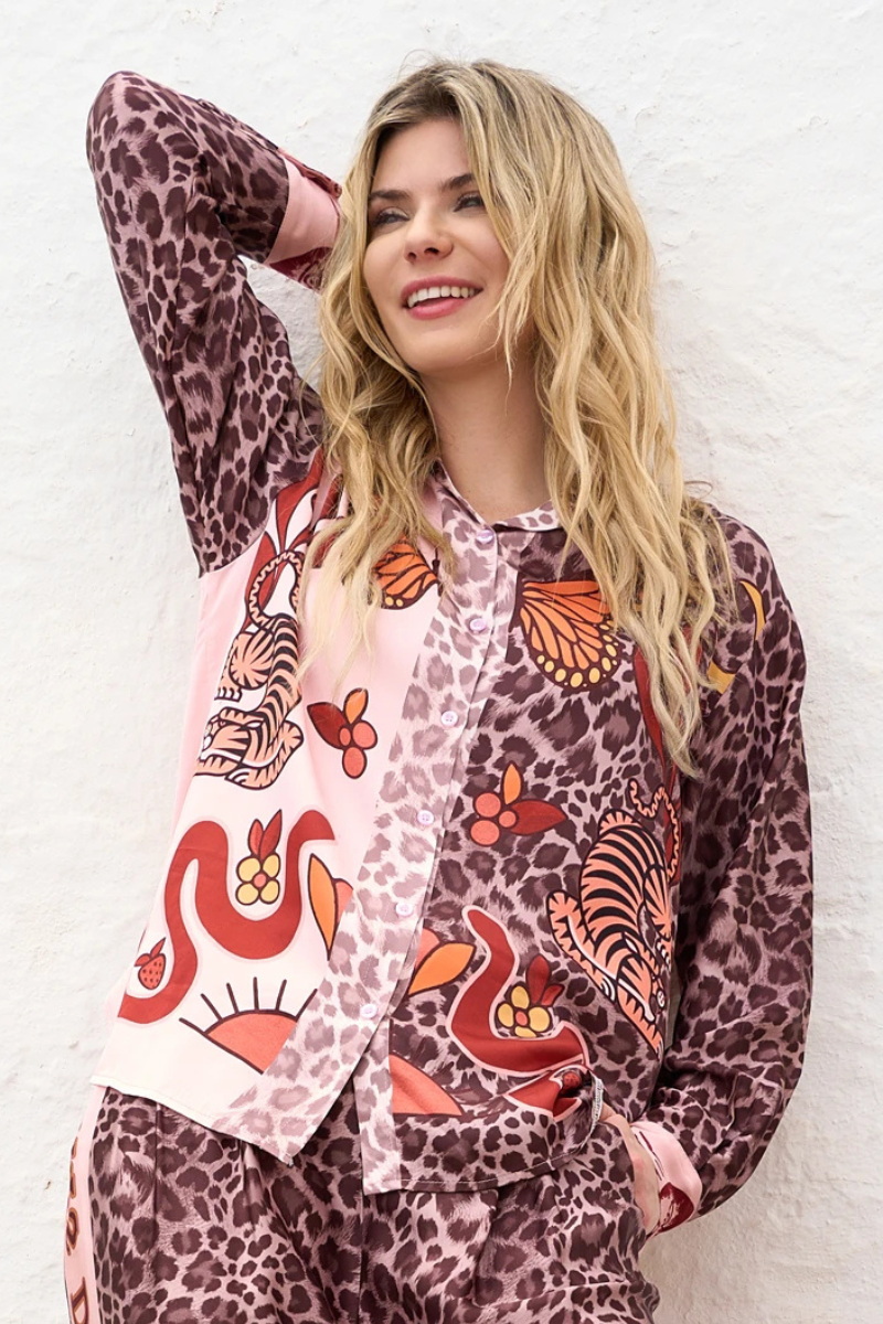 Miss Goodlife | Leo Butterfly Blouse | Multi