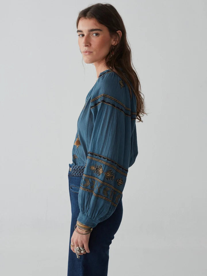 Maison Hotel | Audrey Blouse | Dipinto Di Blue