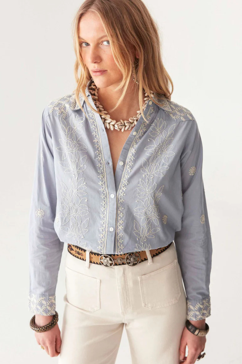 Mason Hotel | Ganges Blouse | Indigo