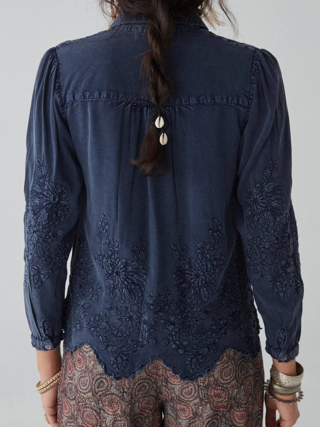 Maison Hotel | Sunflower Ariana Blouse | Blue