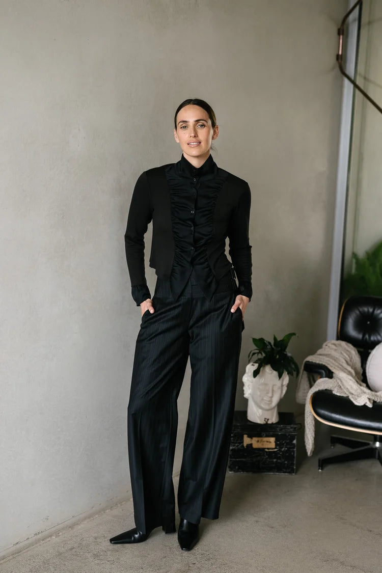 Maud Dainty | Freya Top | Black