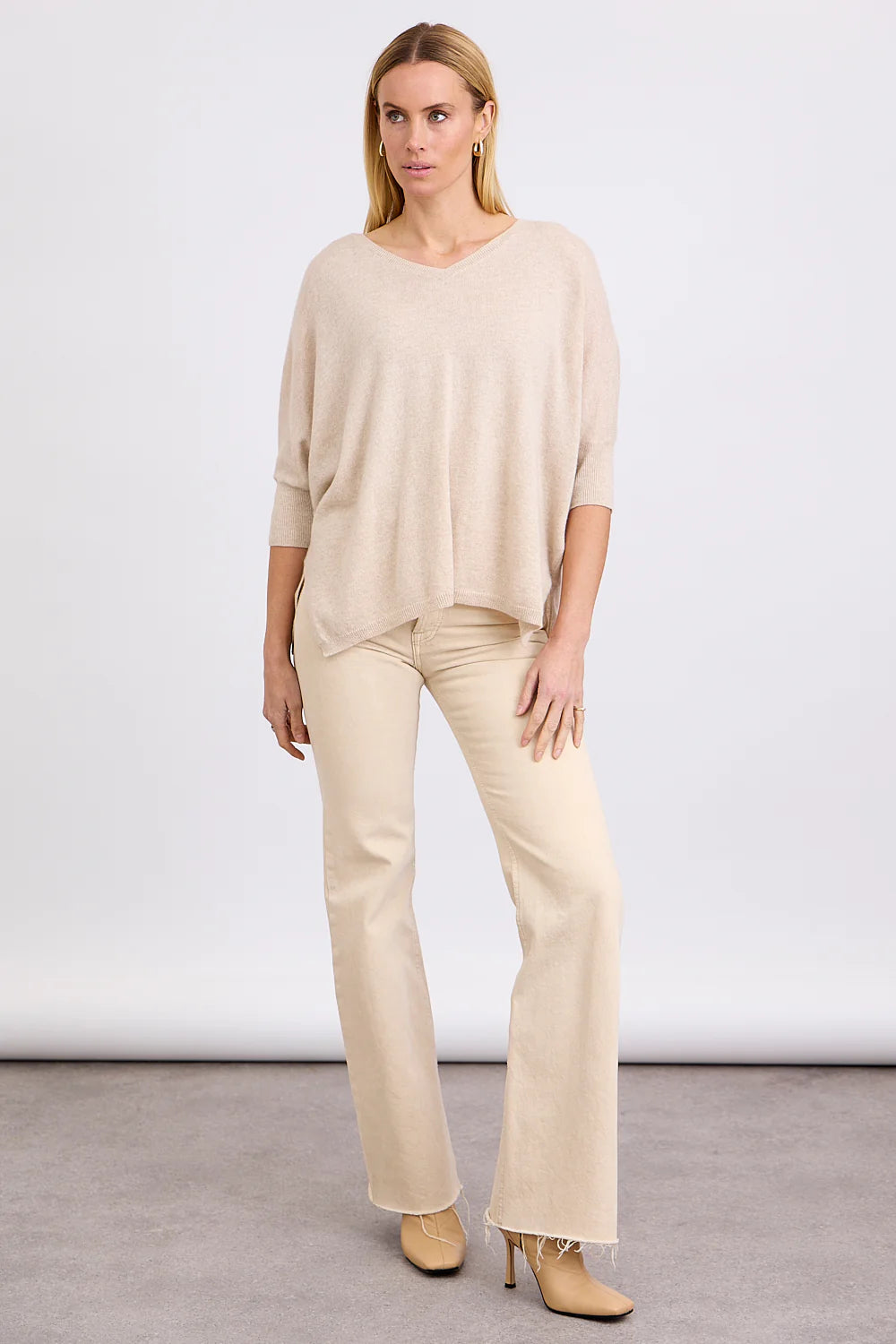 Mia Fratino | Hattie Wide Tee | French Navy