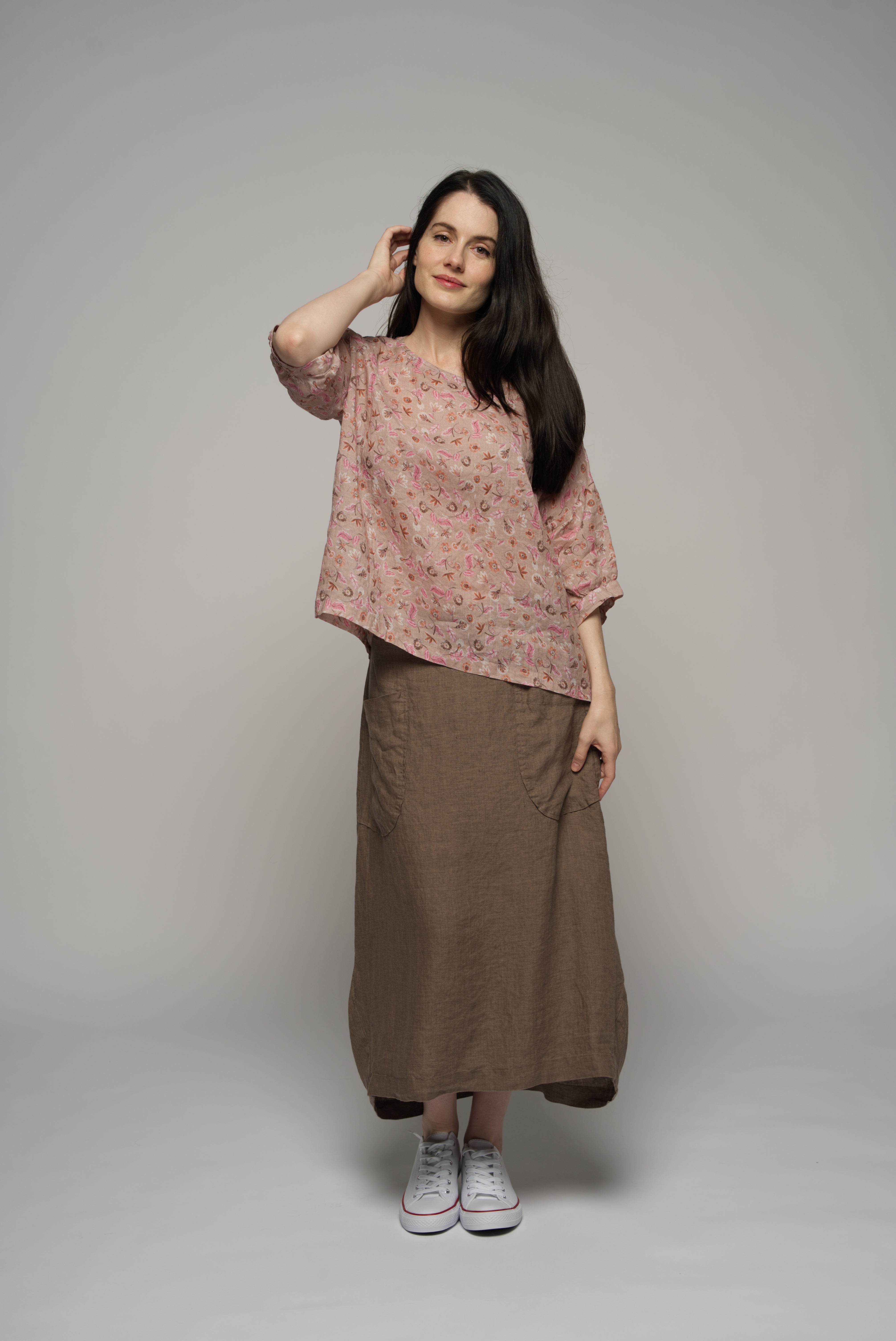 Muse | Jane Top | Pink Floral