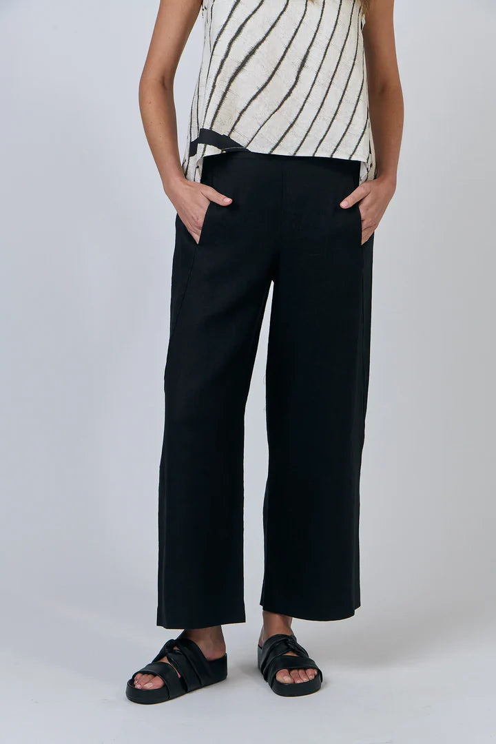 Naturals | Pants with Side Pocket | Black