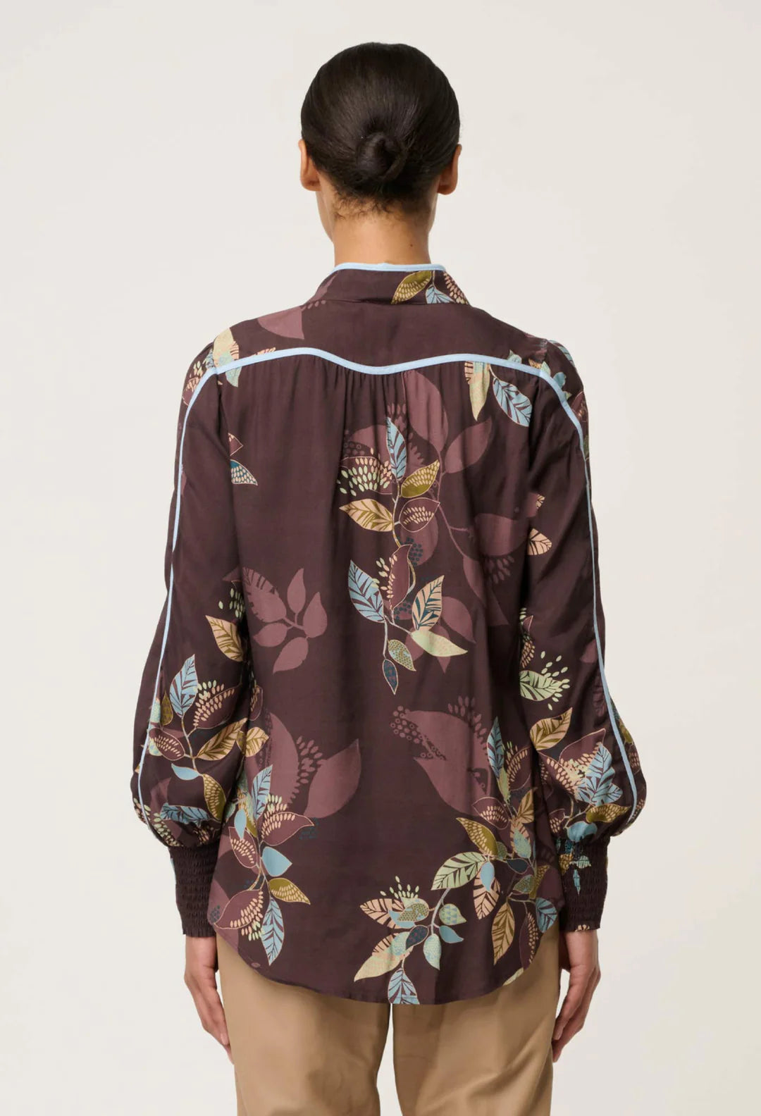 Once Was | Asher Faille Shirt | Ember Vines