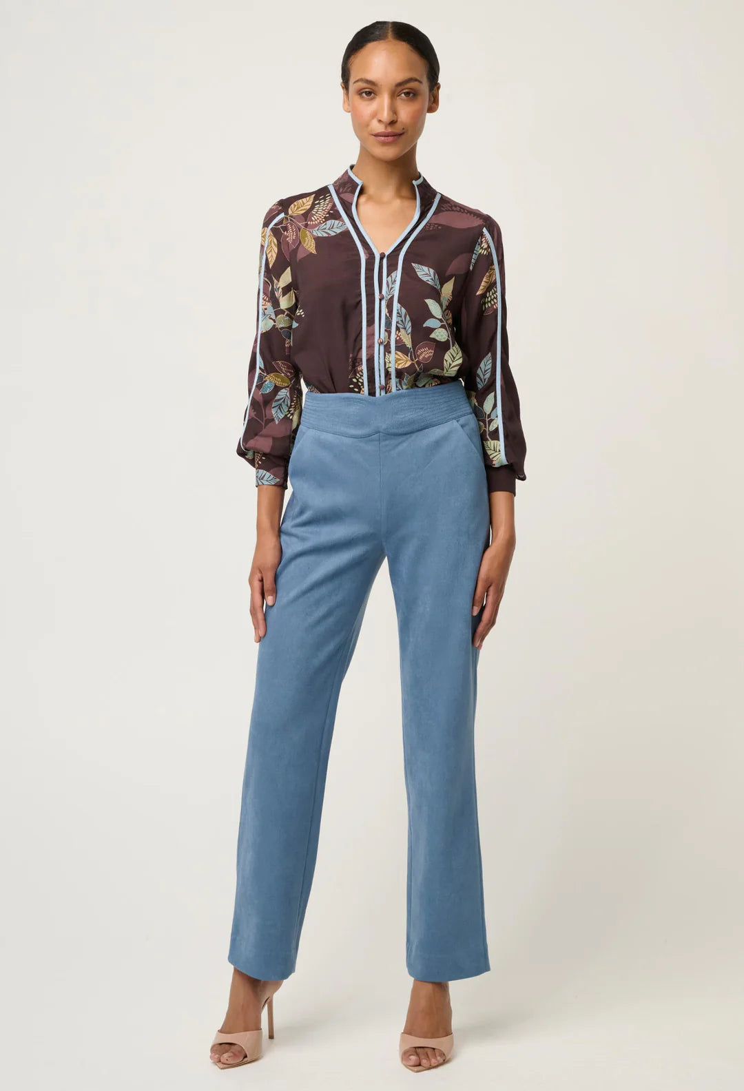 Once Was | Asher Faille Shirt | Ember Vines