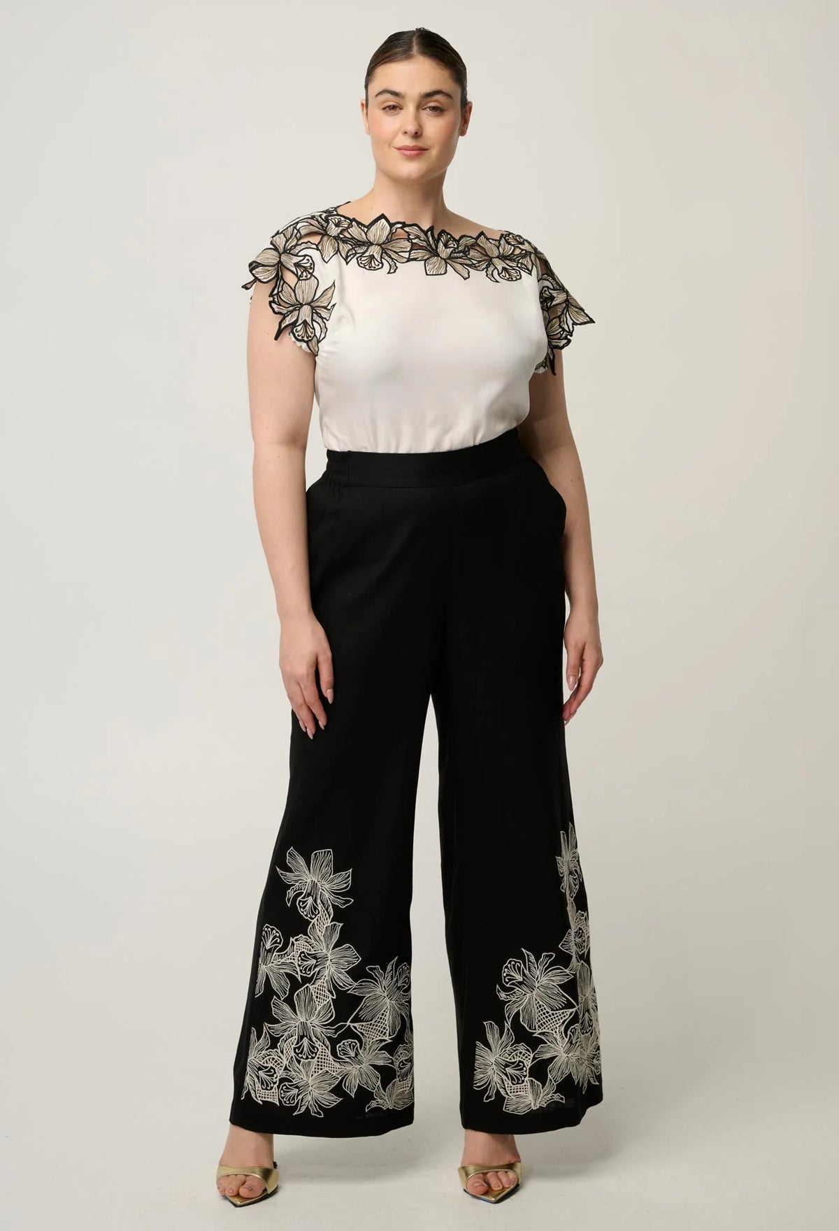 Once Was | Willow Linen Pants | Black