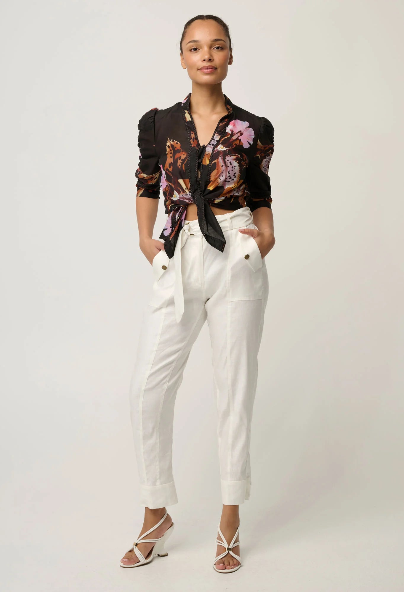 Once Was | Calantha Blouse | Sunset Orchid