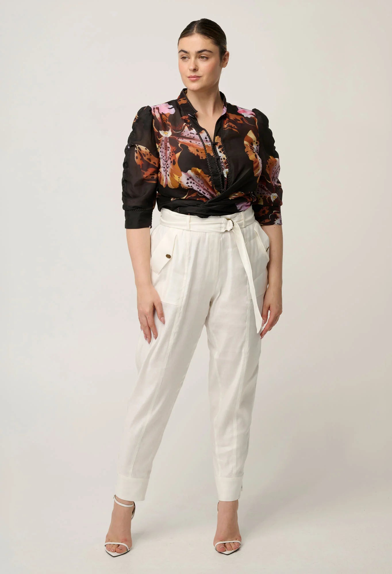 Once Was | Calantha Blouse | Sunset Orchid