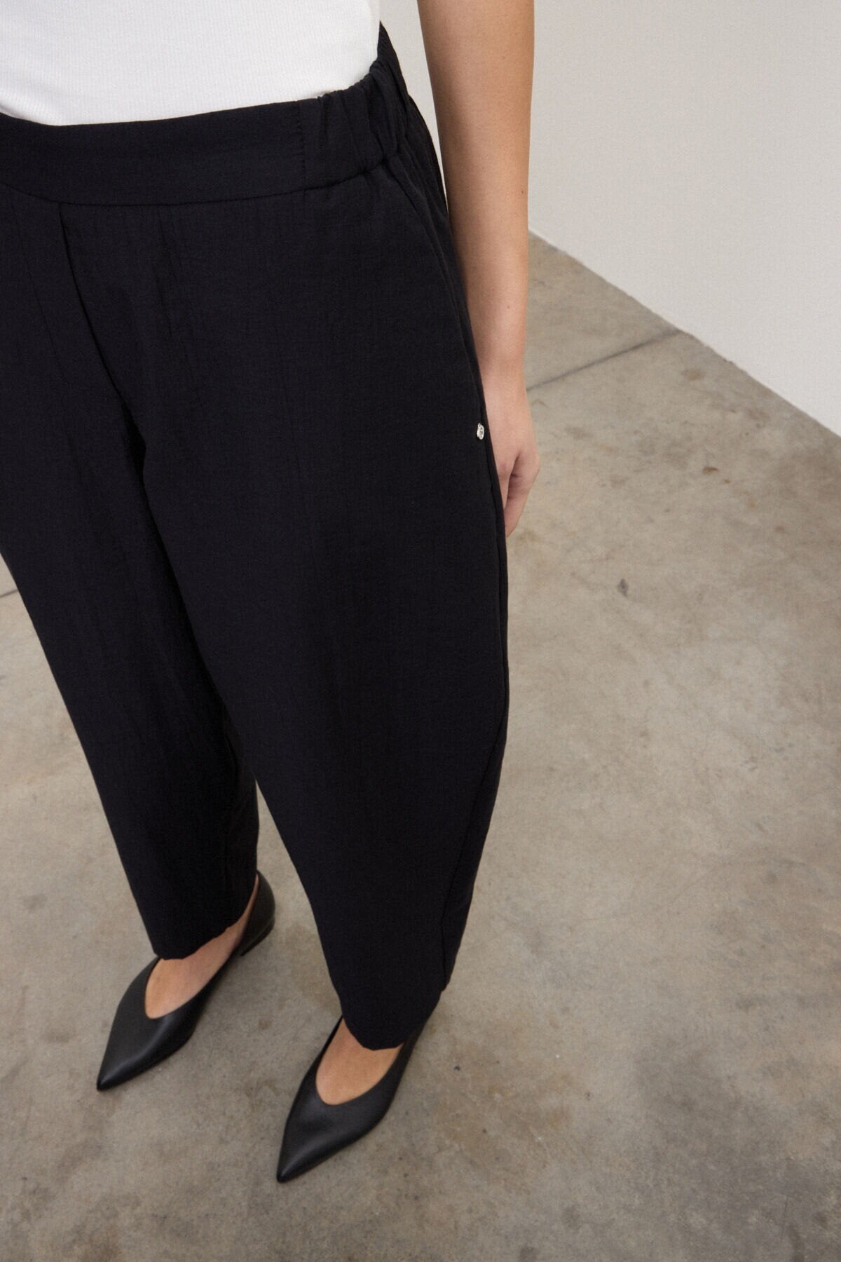 Ottod'Ame | Carrot Pant | Black