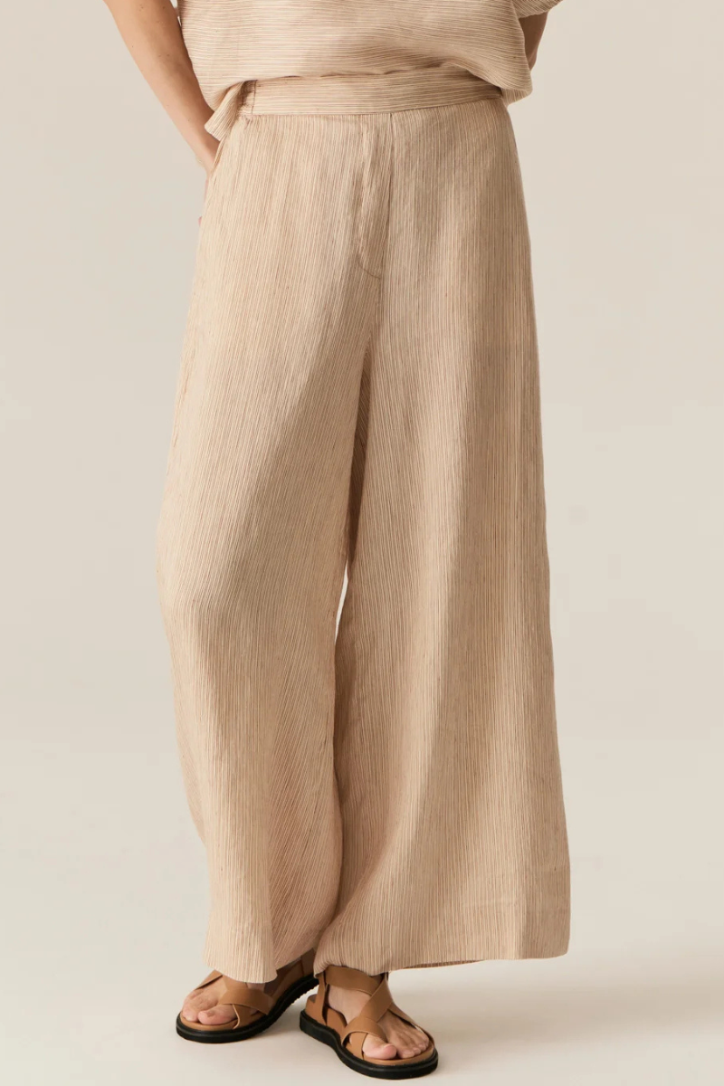 POL | Stelle Pant | Red/Natural Stripe