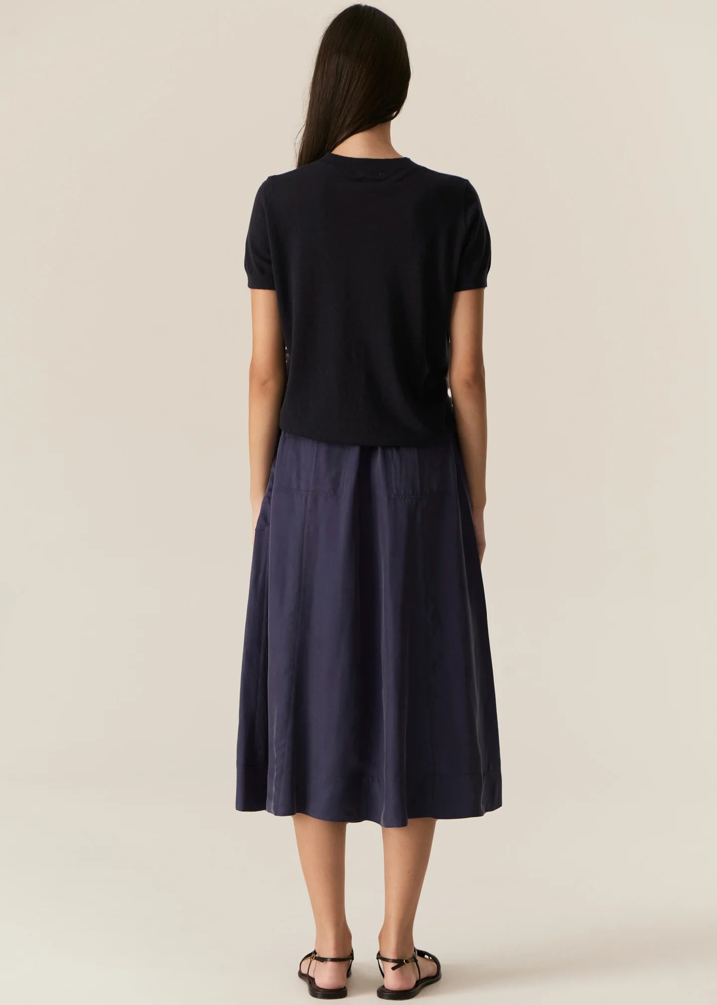POL | Henri Tie Skirt | Ink