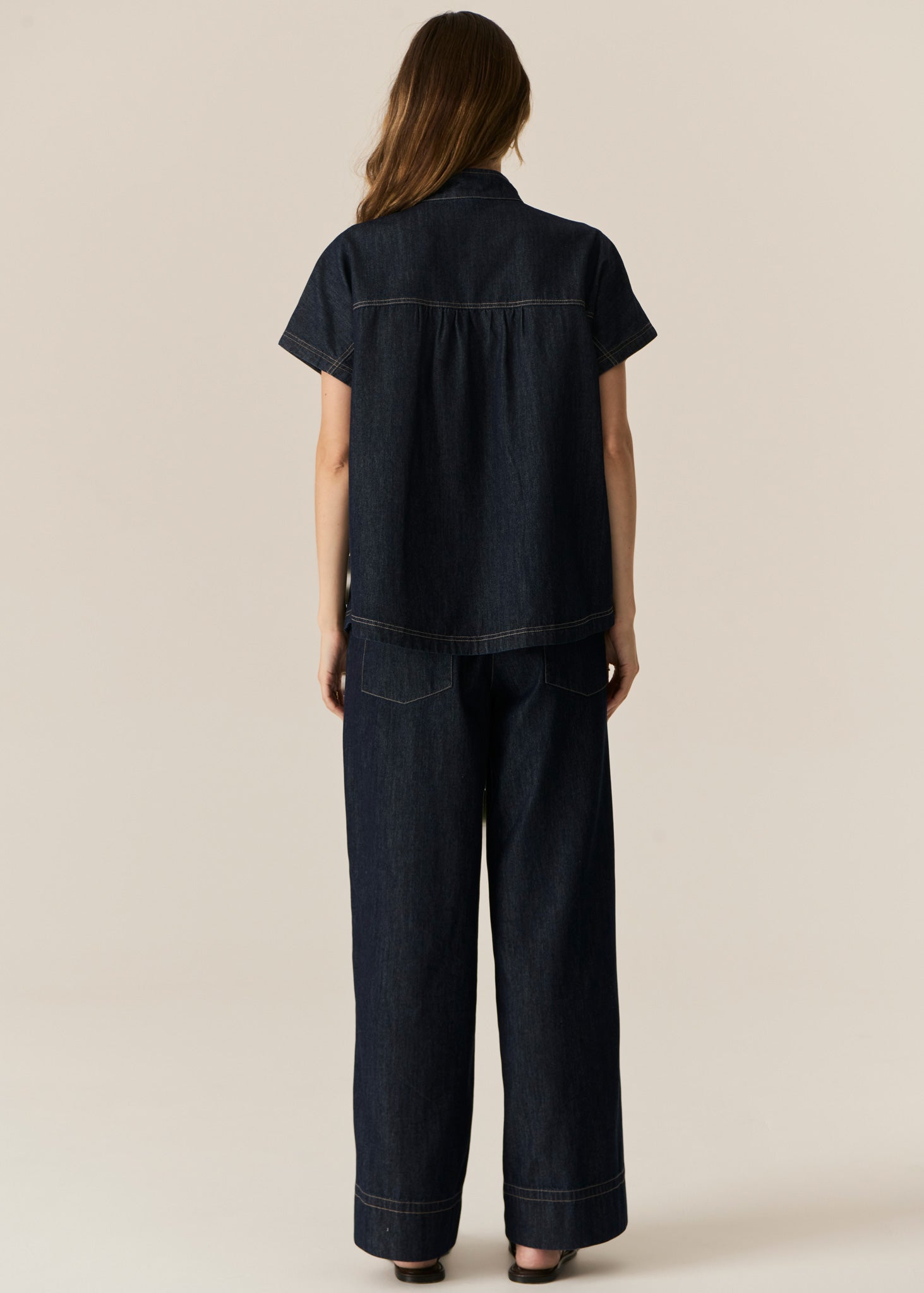 POL | Carsen Full Length Pant | Dark Wash