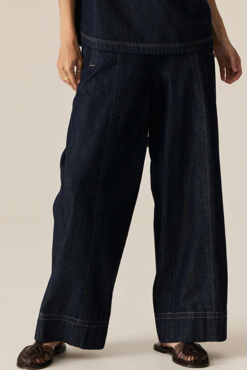 POL | Carsen Full Length Pant | Dark Wash