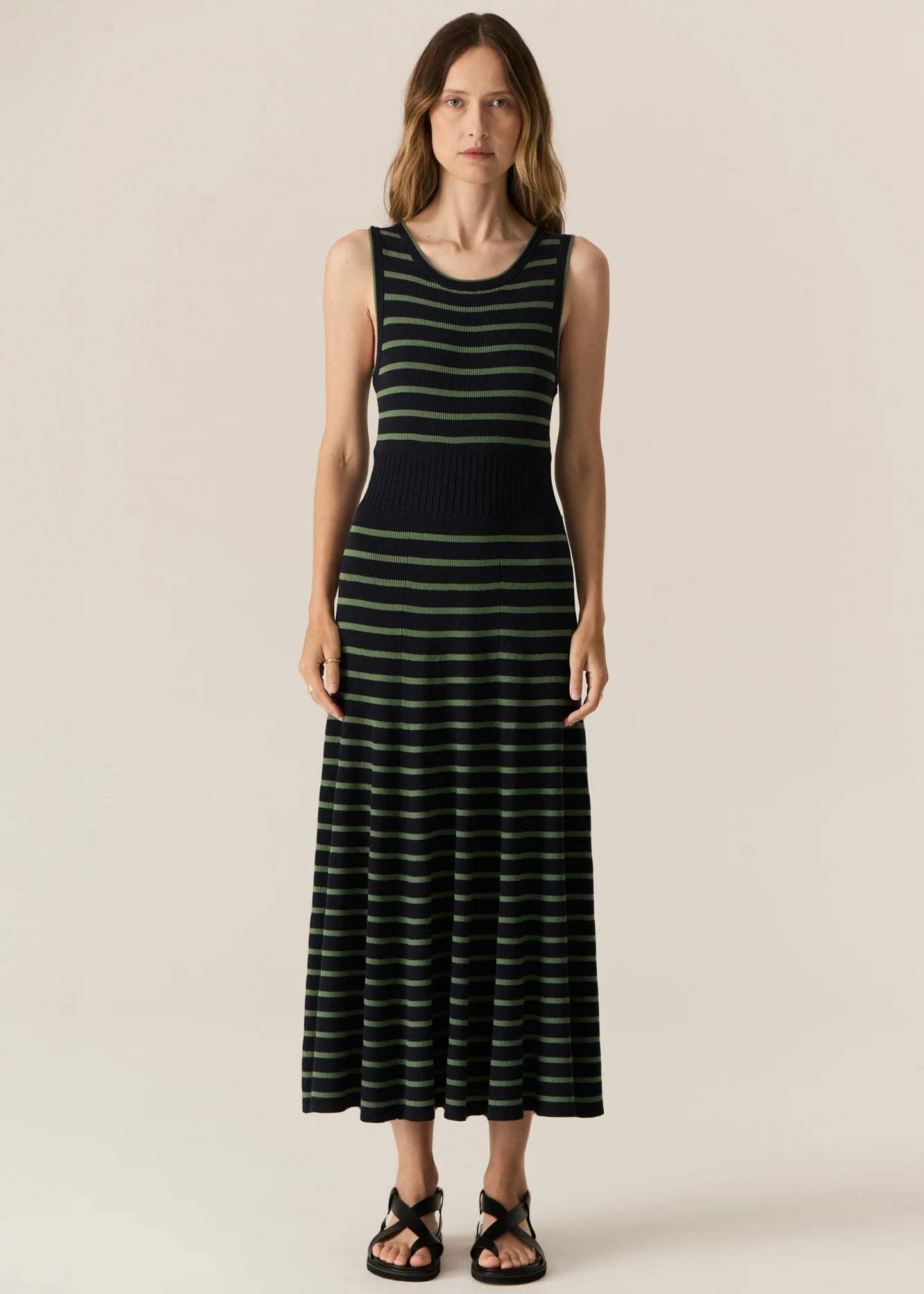 POL | Luca Dress | Ink/Green