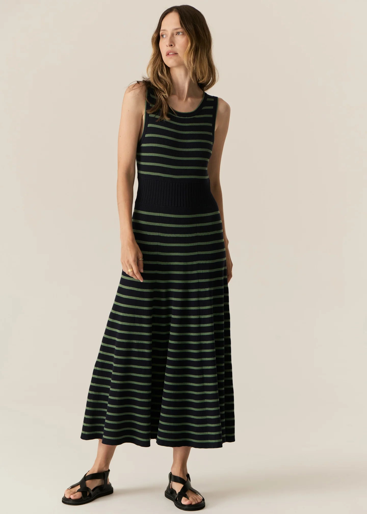 POL | Luca Dress | Ink/Green