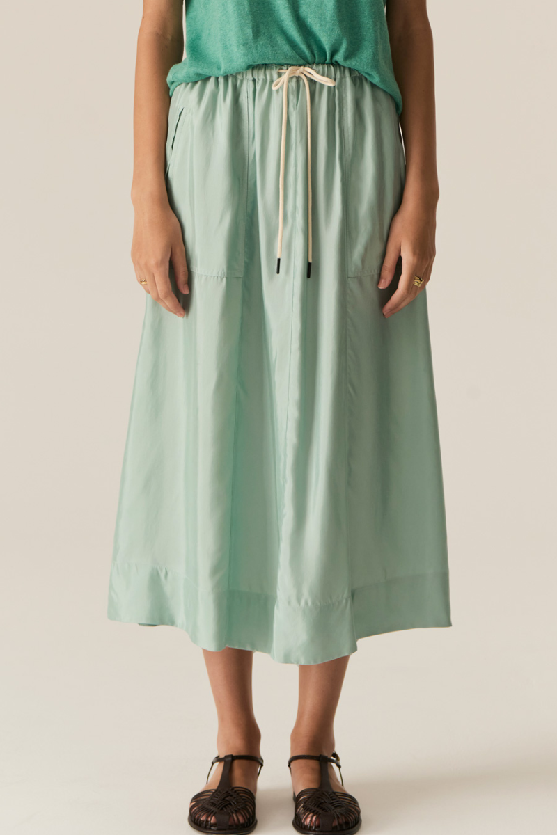 POL | Henri Tie Skirt | Green