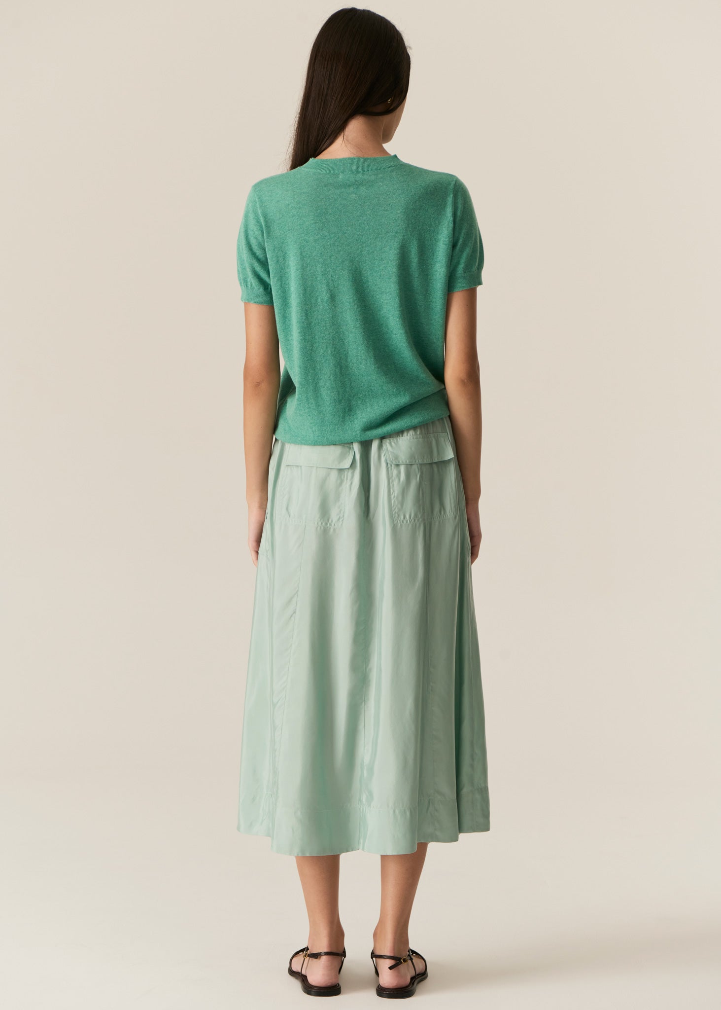 POL | Henri Tie Skirt | Green