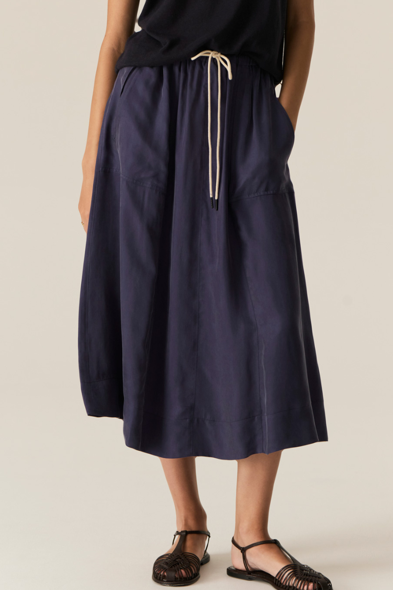 POL | Henri Tie Skirt | Ink