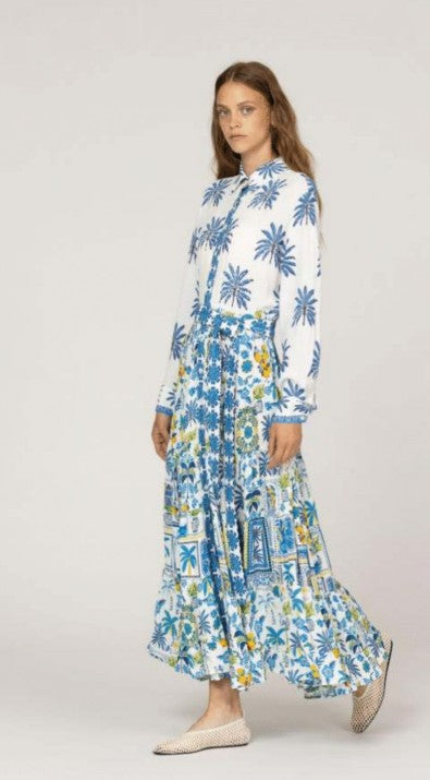 Inoa I Perorian Dress I Papier Colle-Light Blue