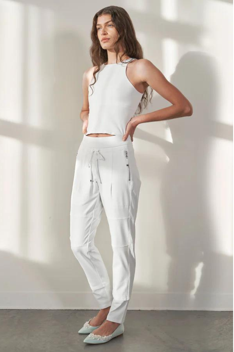 Raffaello Rossi | Candy Jogger Pant | White