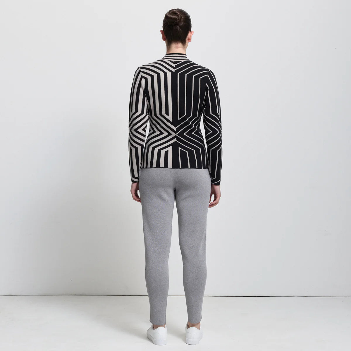Raw by Raw | Base Layer Jacquard Knit | Jet Black