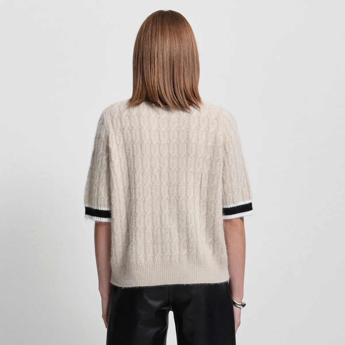 Raw by Raw | Theresa Short Sleeve Knit | Oyster