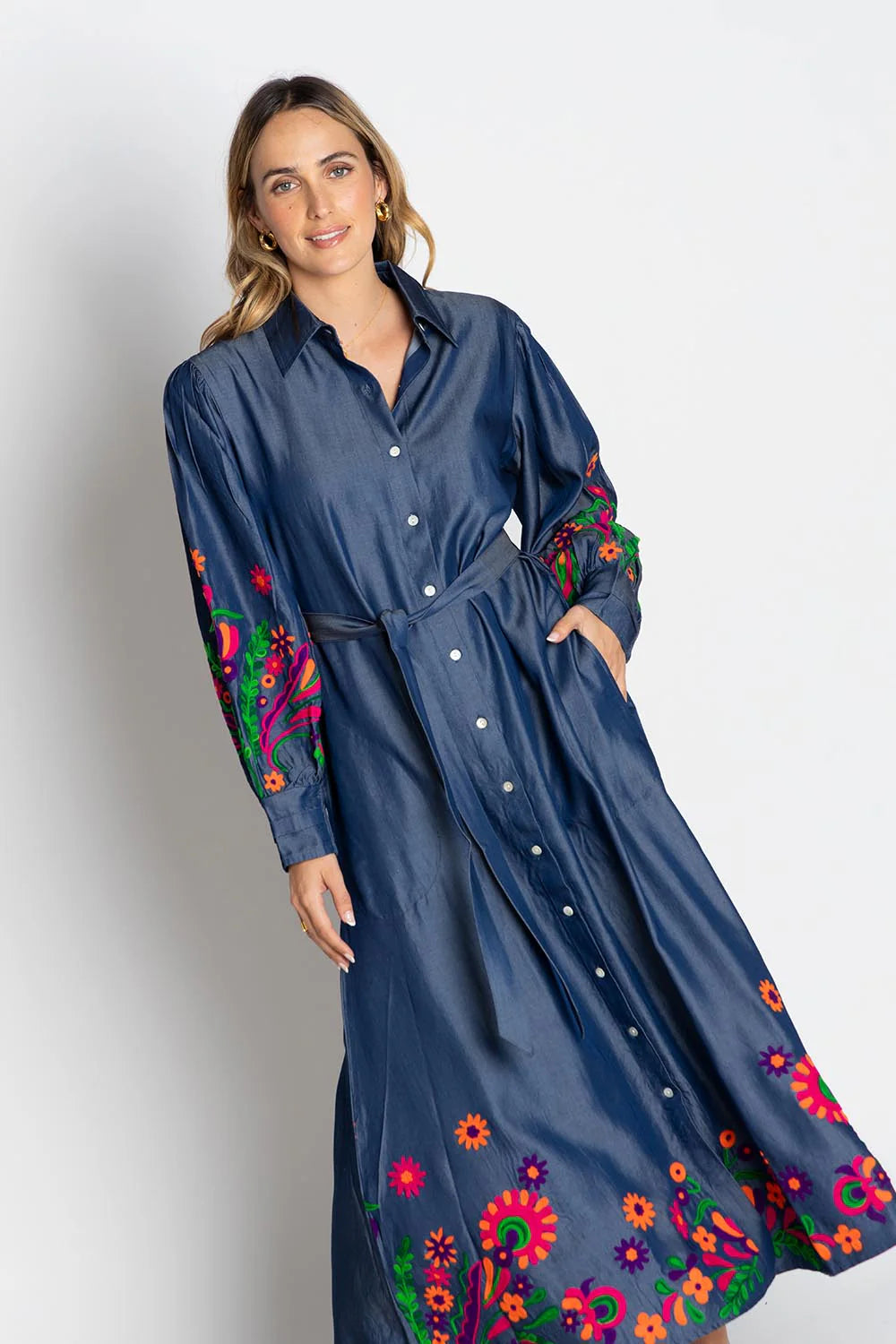 Ruby Yaya | Gokarna Maxi Embroidered Dress