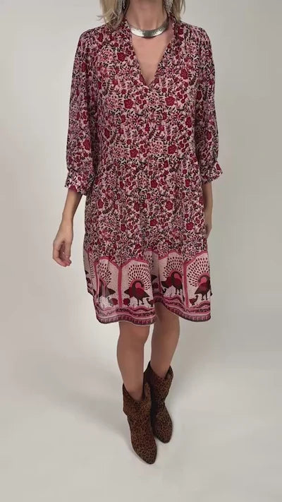 Lolly's Laundry | Sabine Short Dress | Red