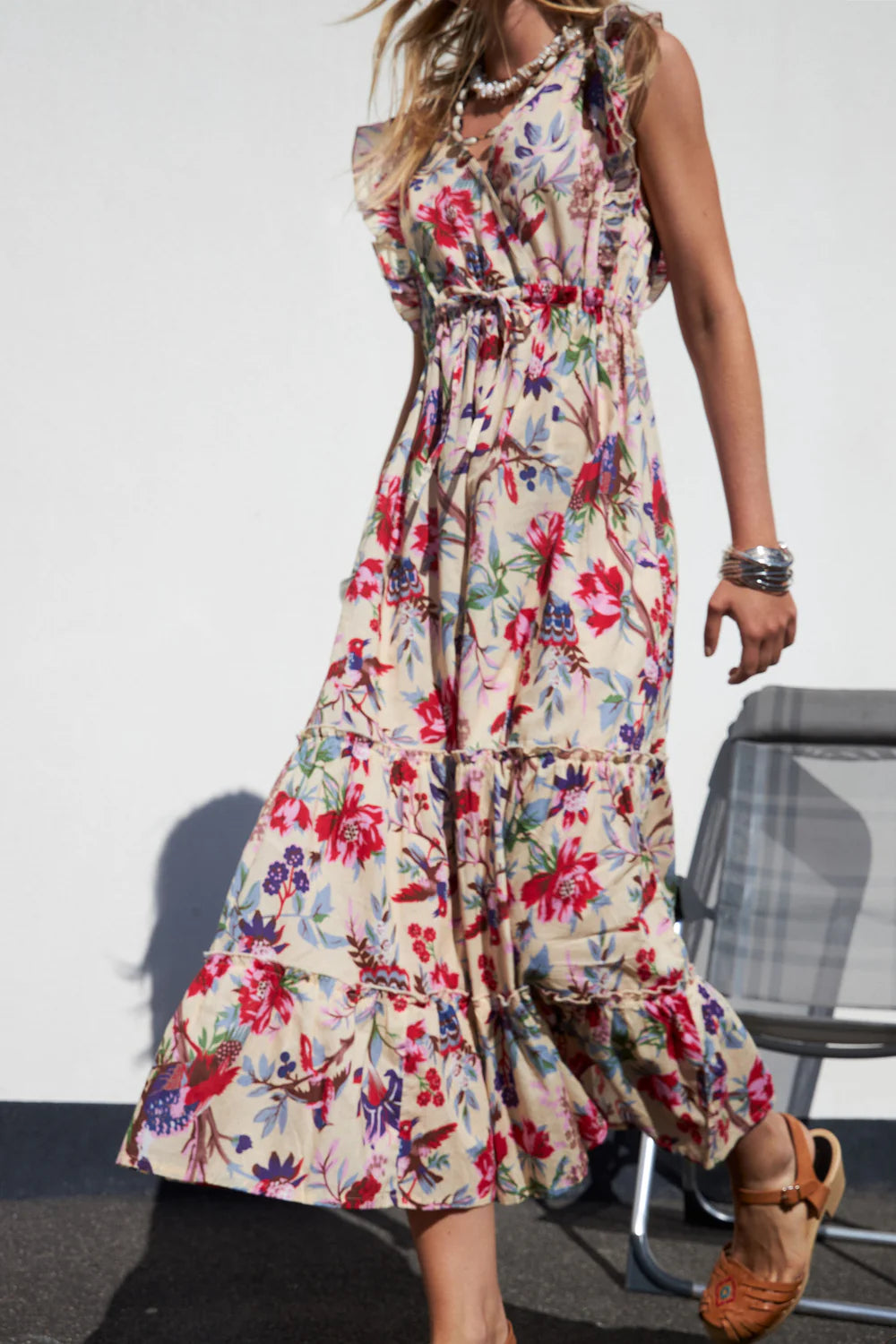 Lolly's Laundry | Samo Midi Dress | Flower Print